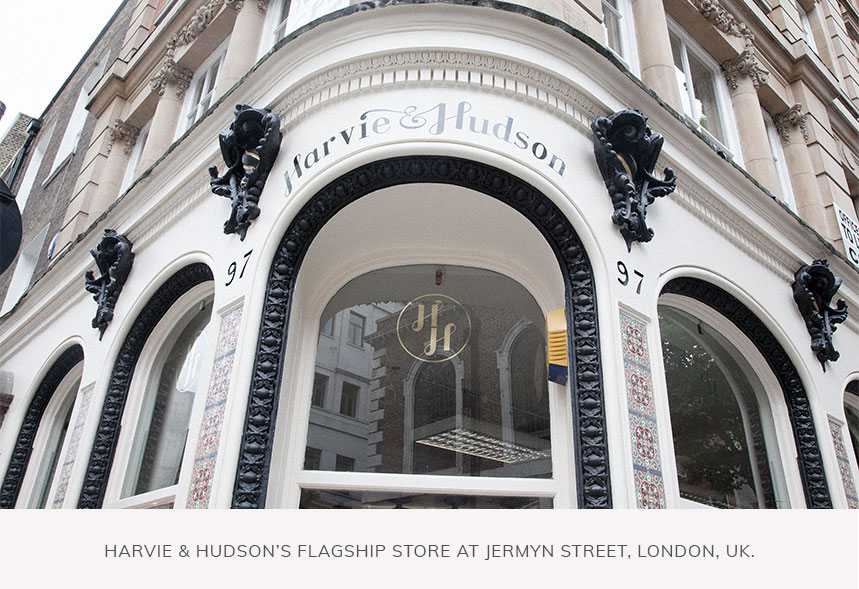 Harvie and Hudson's Flagship Store at Jermyn Street