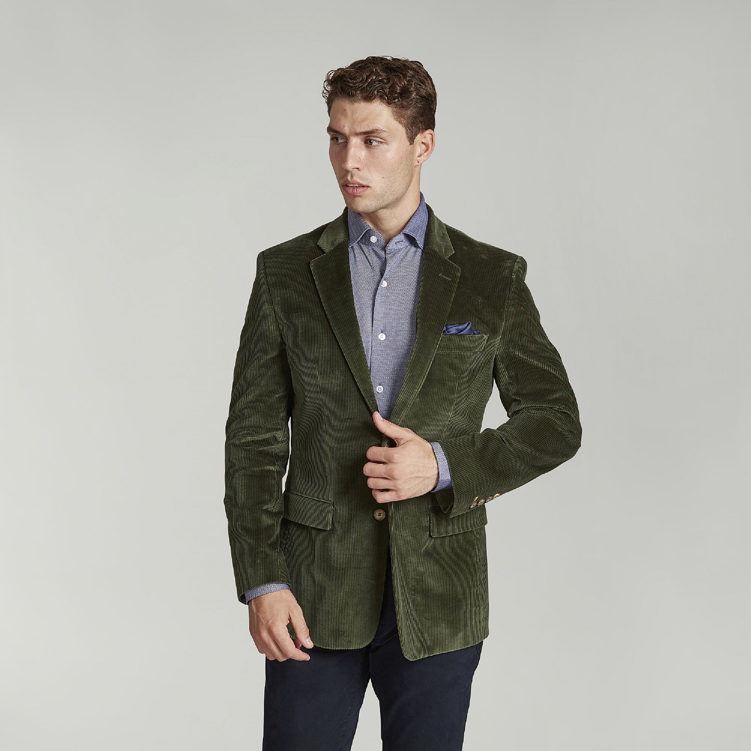 Green English Corduroy