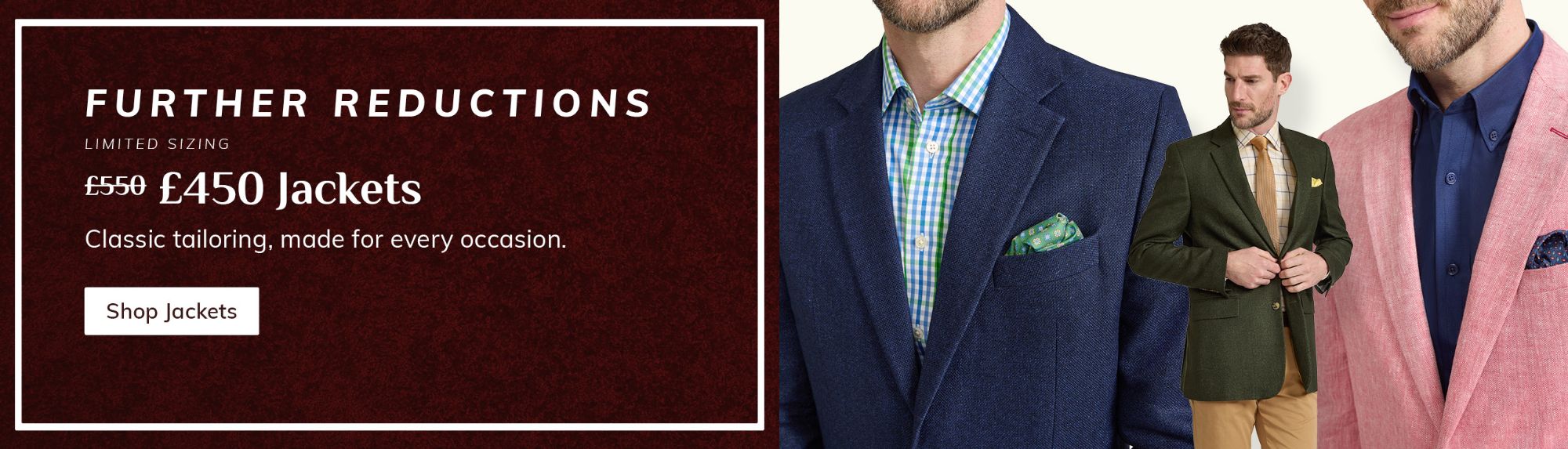 further reductions jackets