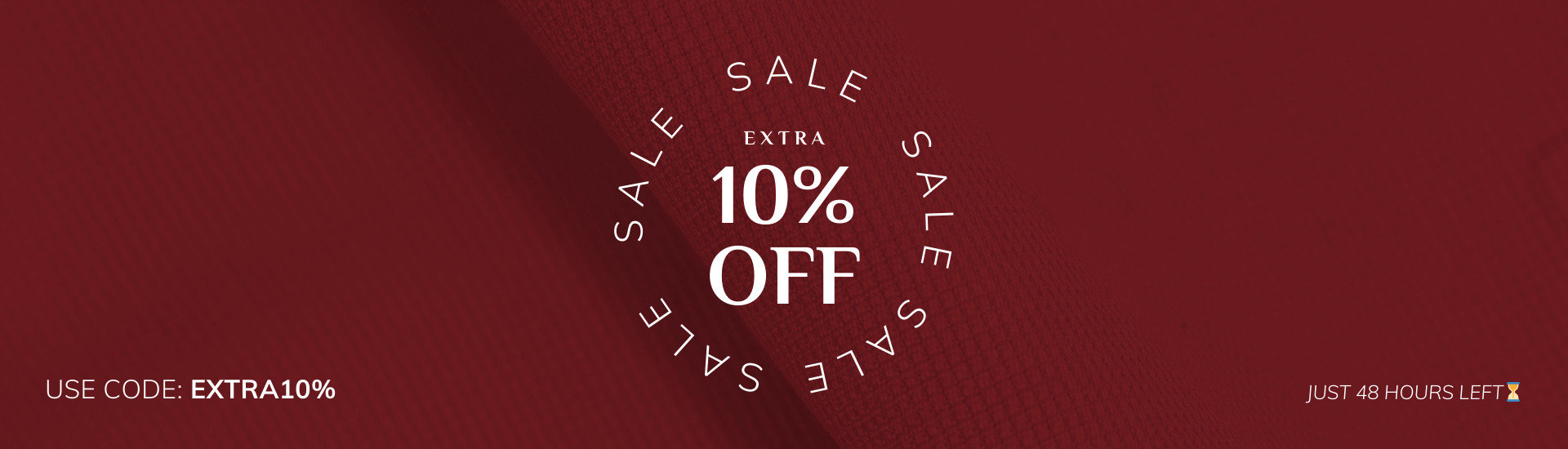 Extra 10% Off Sale