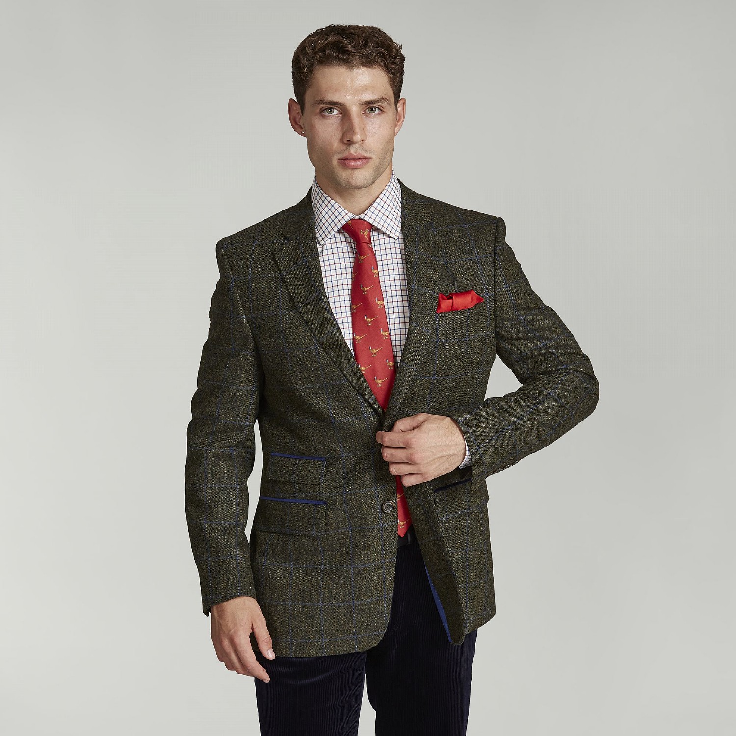 Bottle Green Tweed Jacket