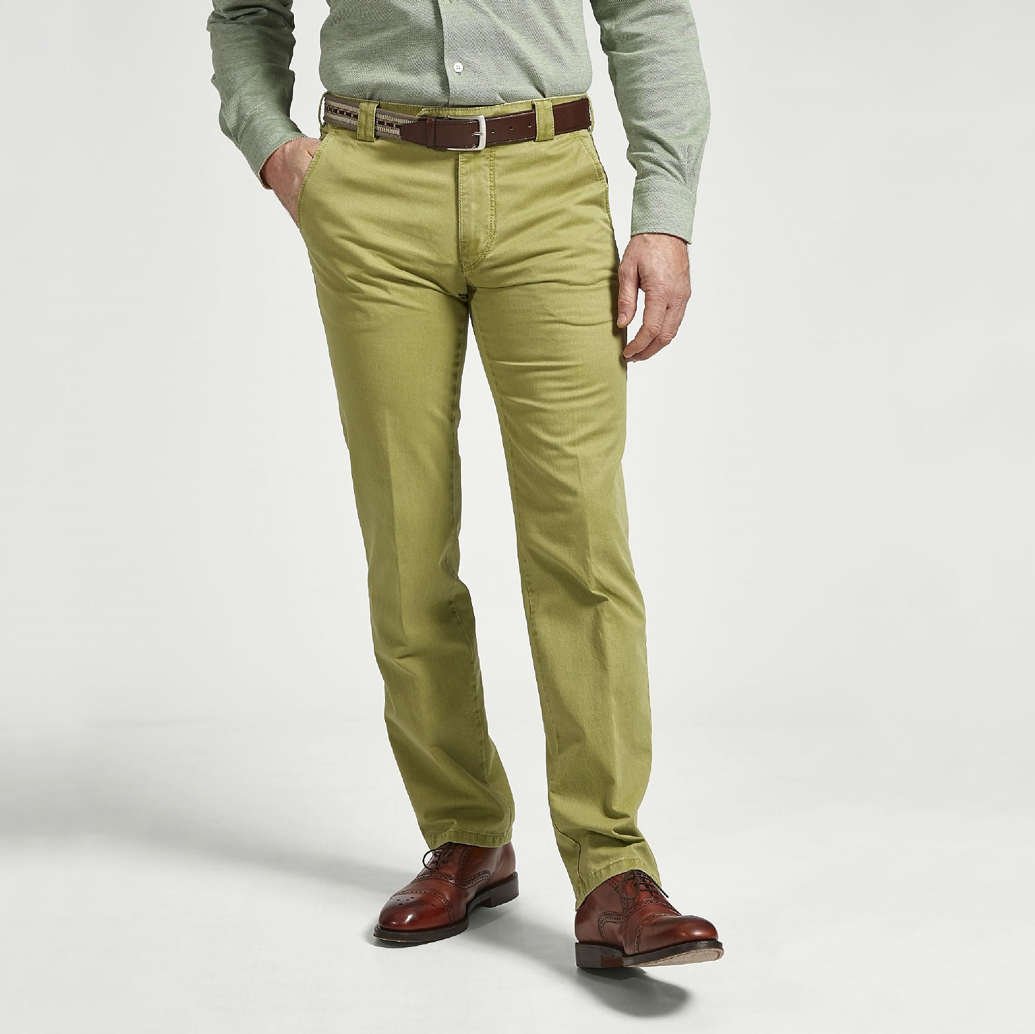 GREEN MEYER COTTON CLASSIC TROUSER