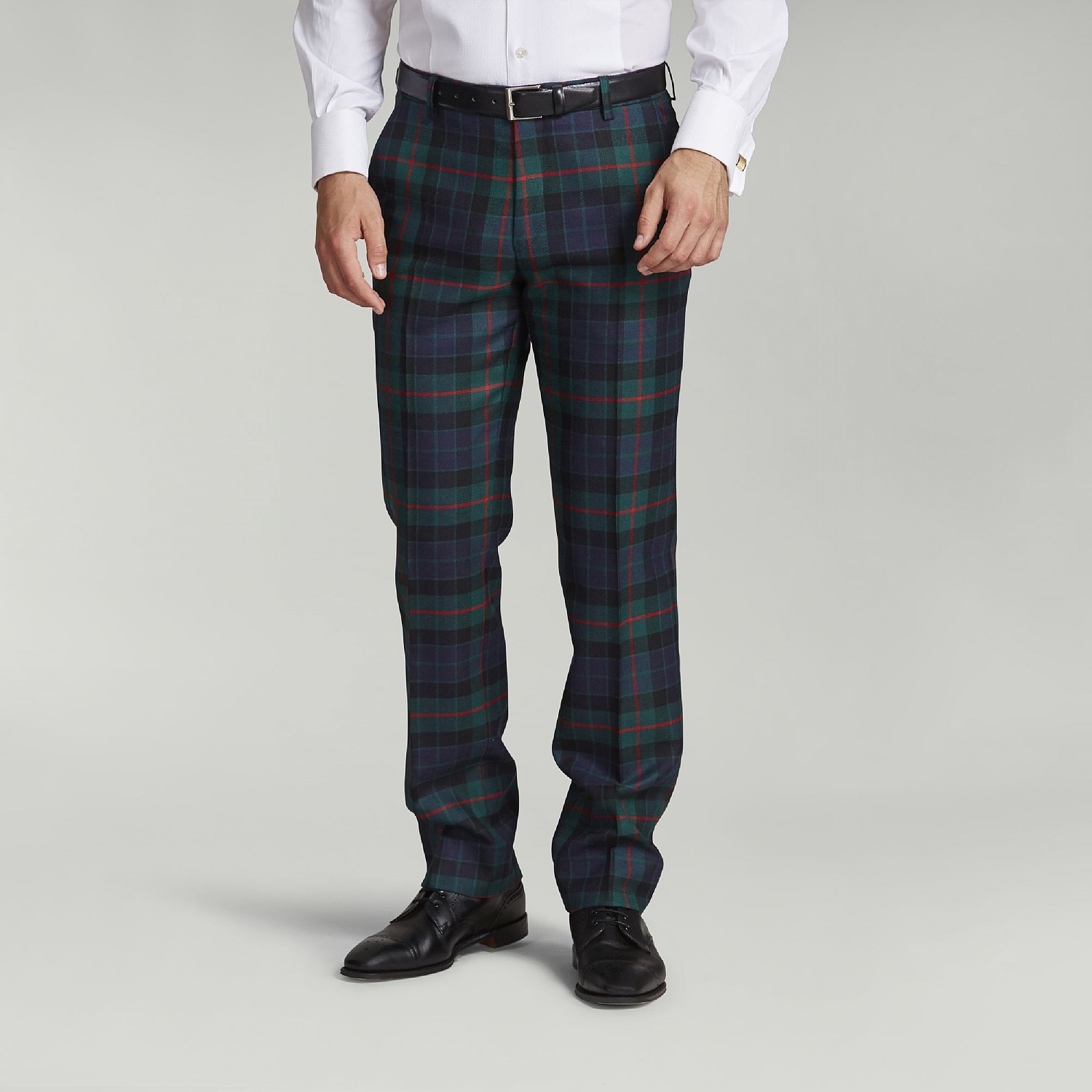 GREEN TARTAN TROURSERS