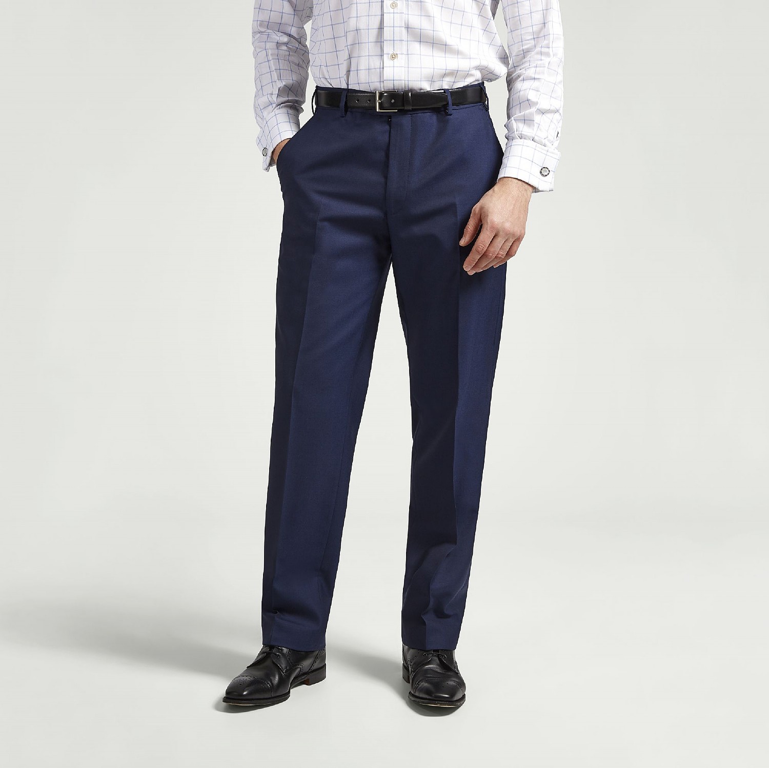 NAVY LIGHTWEIGHT GABERDINE TROUSER