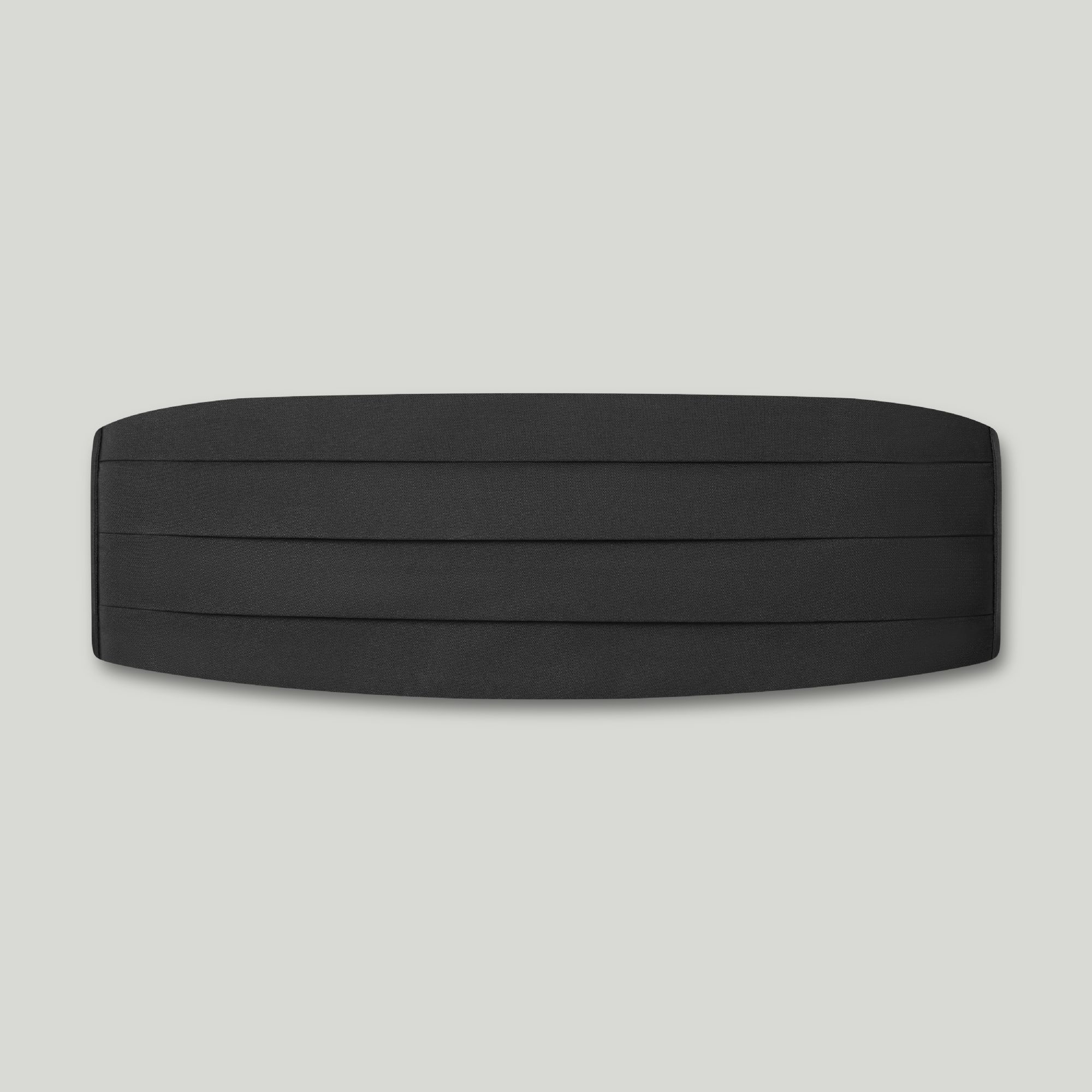 Black Silk Satin Cummerbund