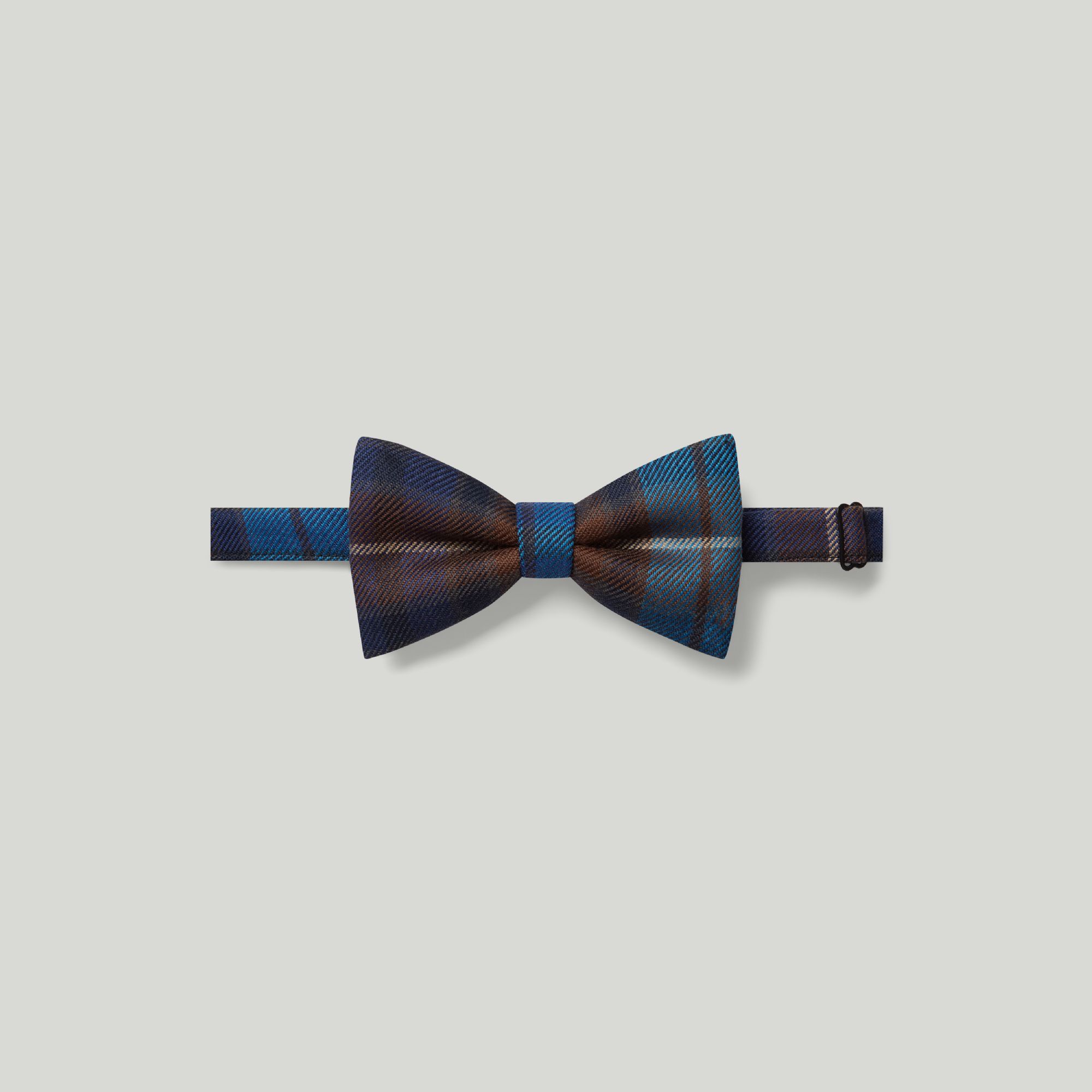 Buchanan Blue Wool Bow Tie