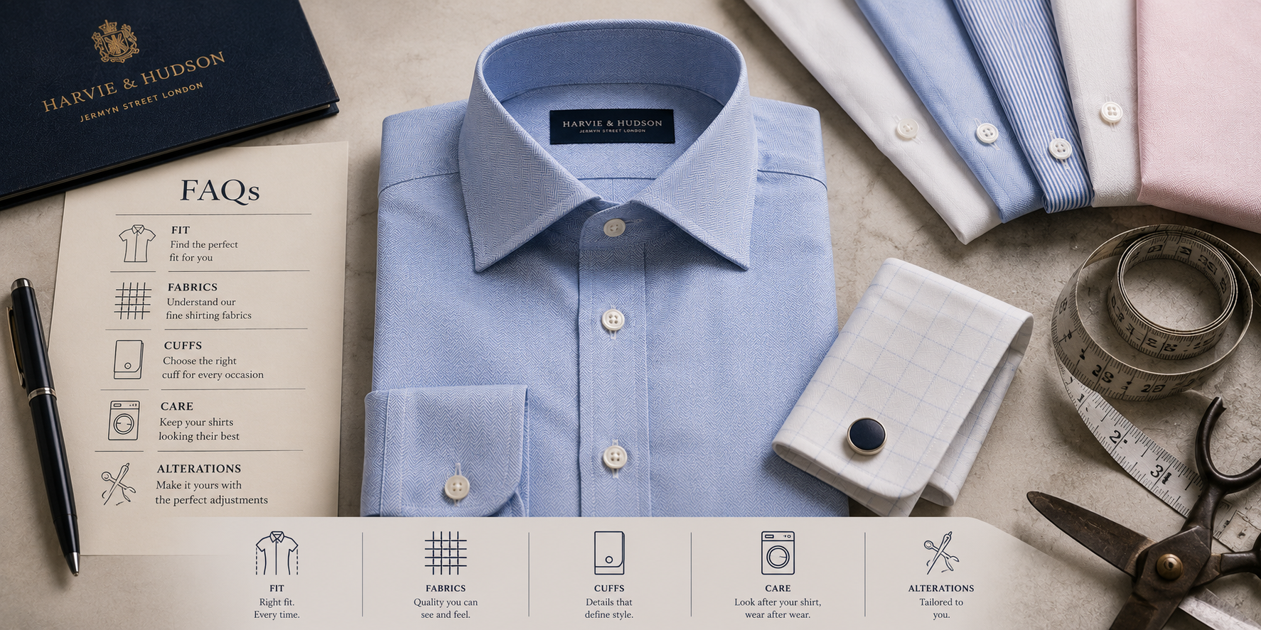 Harvie & Hudson Shirt FAQs and Common Questions