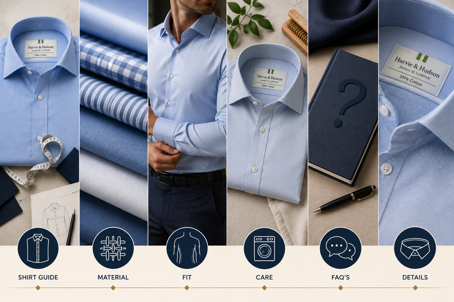 The Harvie & Hudson Shirt Guide