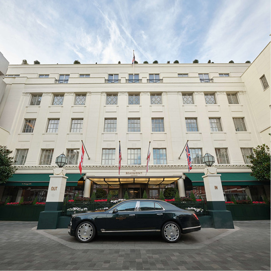 Harvie & Hudson Bespoke Uniforms for The Beaumont Hotel