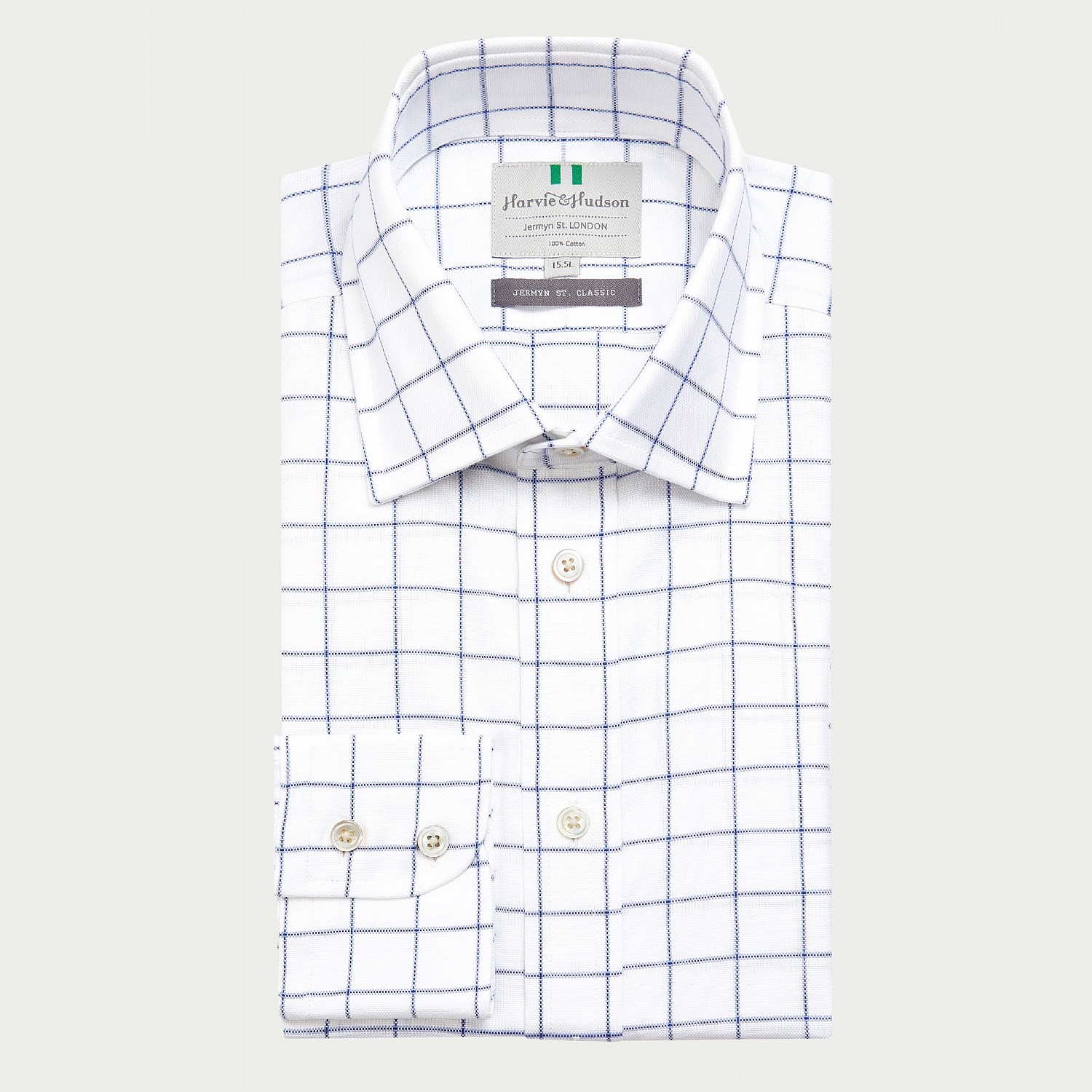 Blue business shirt for travel