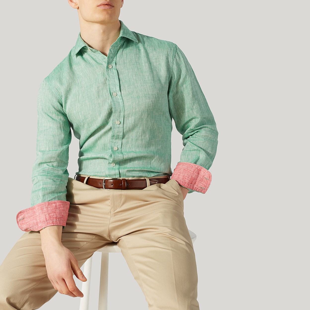 shirt color for beige pants
