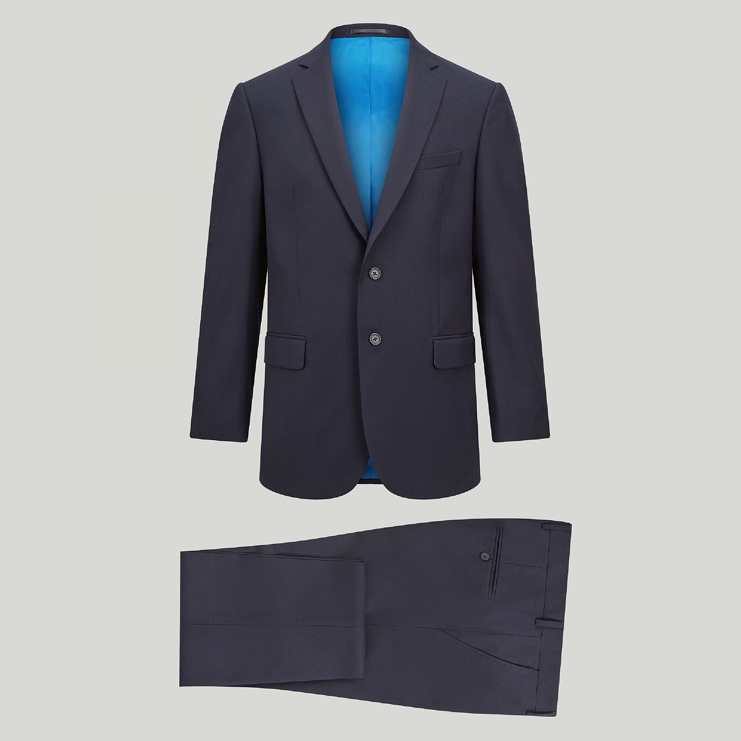 Navy English Wool Suit