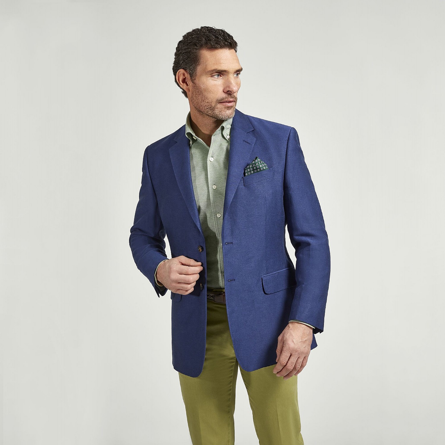 navy blue twill jacket