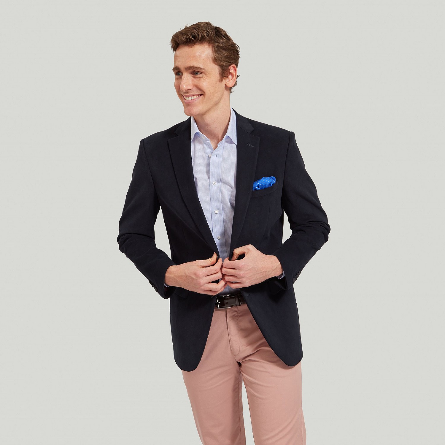 Mens cotton blazer jacket cheap