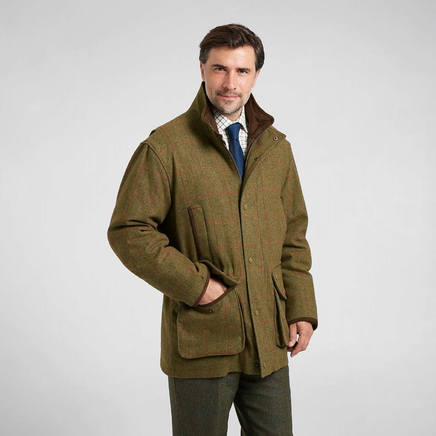 wool shooting jacket