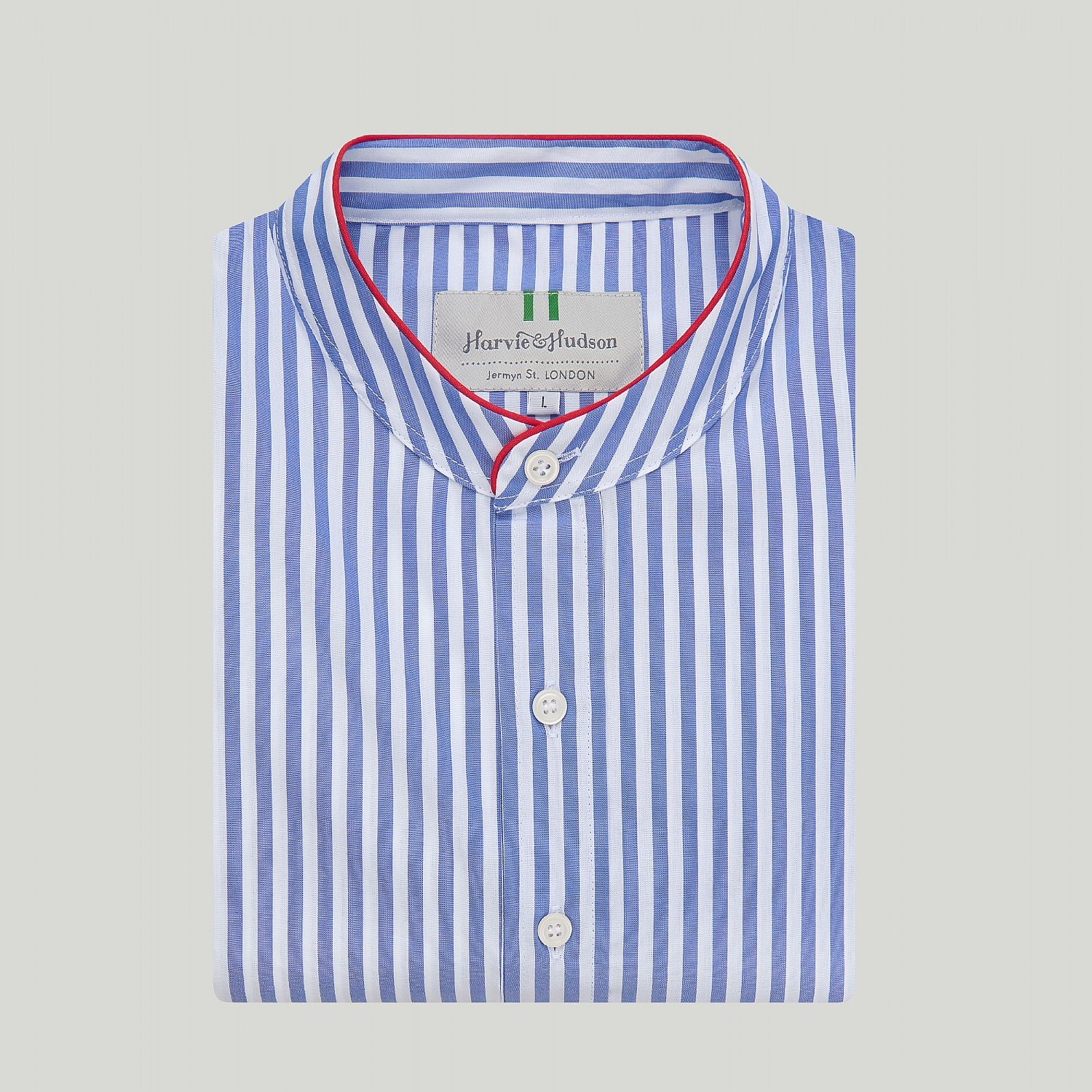Blue Bengal Stripe Cotton Nightshirt