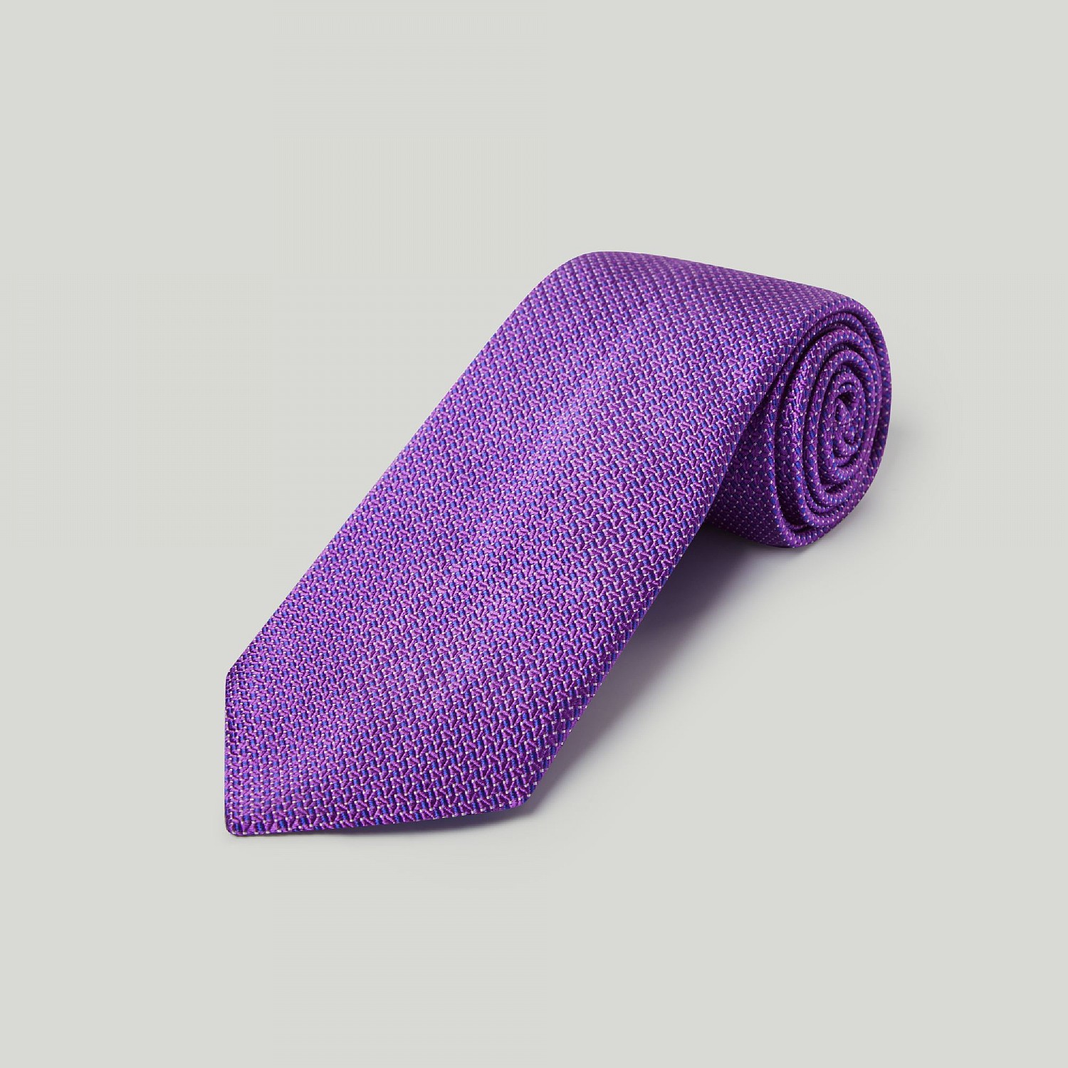 plain purple tie