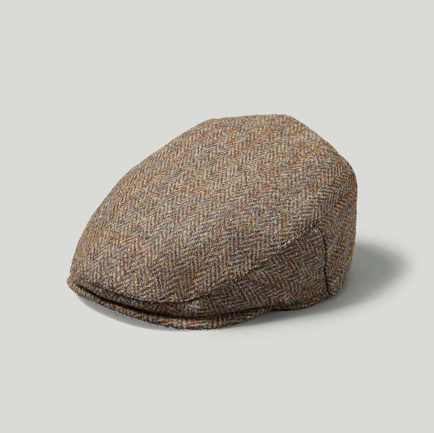 Brown Harris Tweed Driver Cap