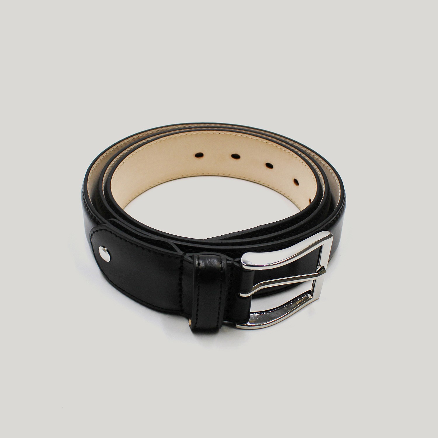 stretch leather belt