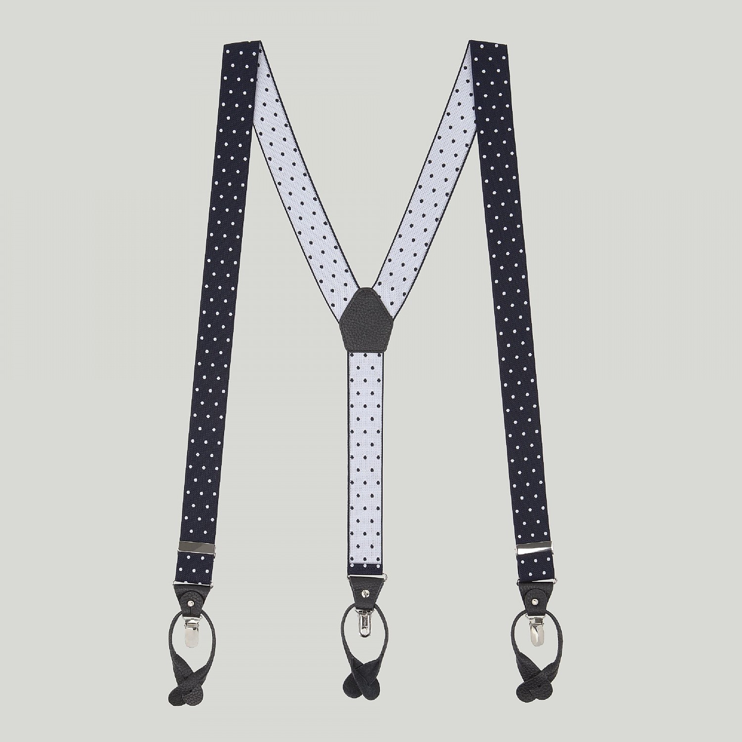 Elastic Adjustable Suspenders Unisex Solid Red Adjustable Pants Suspenders - 2.3CM Wide Elastic Braces For Wedding Or Casual Wear Button End Suspenders