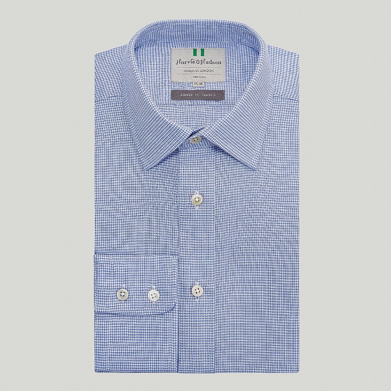 Haupt Modern Fit Shirt Blue Check main image 1