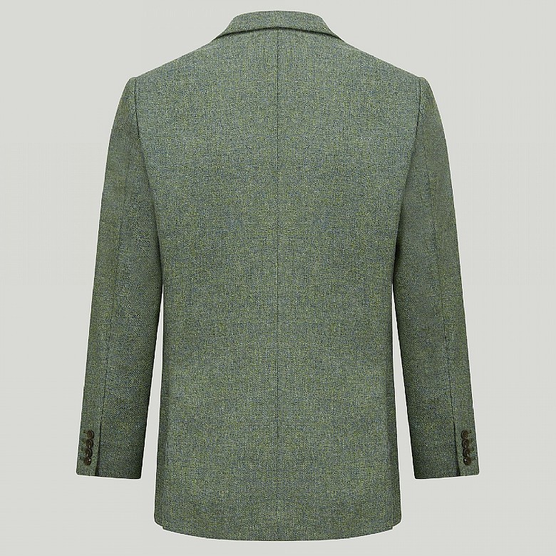 Men's Sage Green Tweed Jacket
