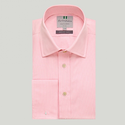 womens fall casual dresses Double TWO Men's White Non-Iron Pure Cotton Twill Shirt - Double Cuff
