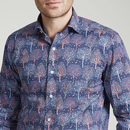 Liberty Tree Scene Cotton Shirt