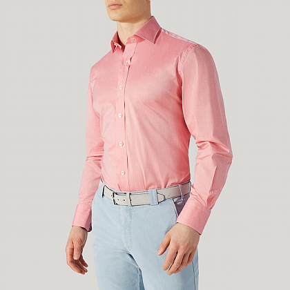 Pink 100% Cotton Casual Shirt