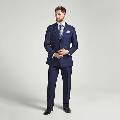 Navy Lightweight Gaberdine Suit