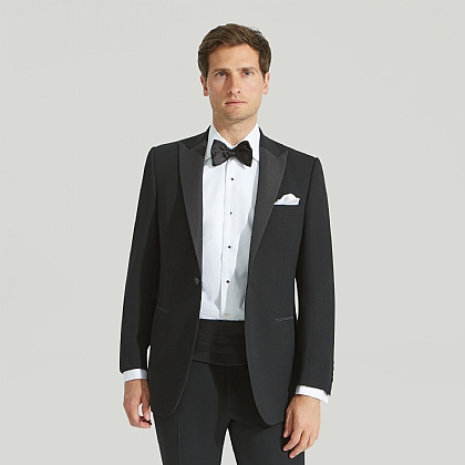 Black Dinner Suit with Unfinished Trousers