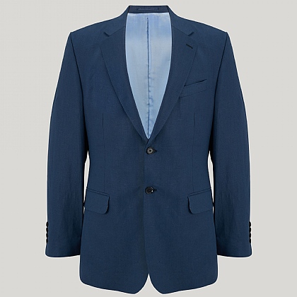 Navy Blue Cotton Summer Jacket