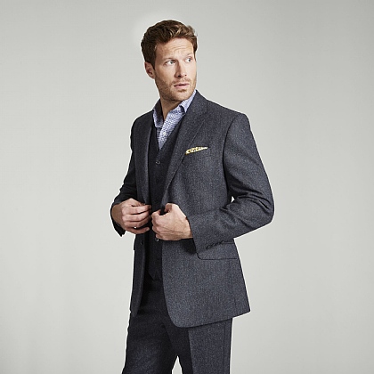 Navy Donegal Jacket
