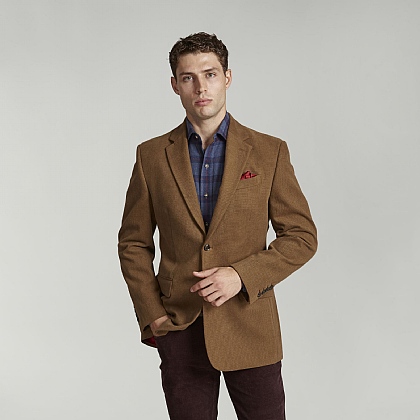 Beige Birdseye Cotton Jacket