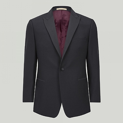 Black Dinner Suit Jacket Peak Lapel