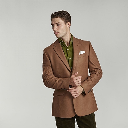 Camel Flannel Jacket