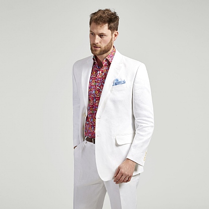 White Linen Jacket