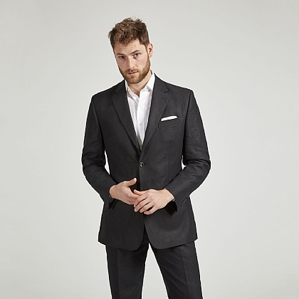 Black Linen Jacket