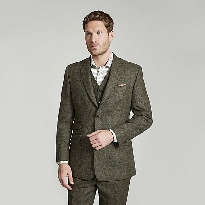 Green Donegal Tweed Jacket