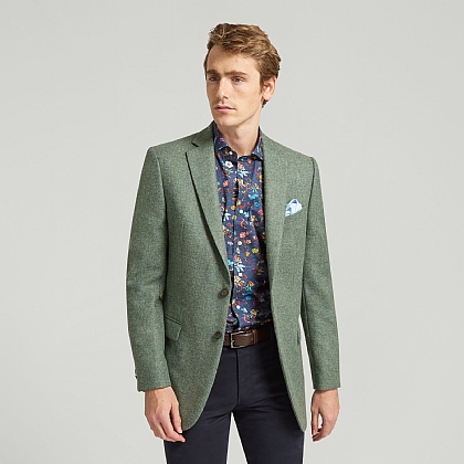 Sage Green Tweed Jacket