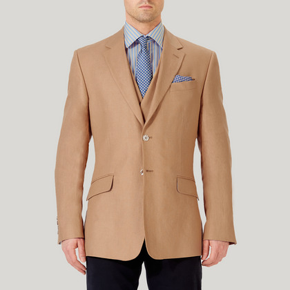 Beige Linen Jacket