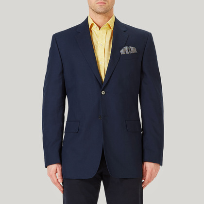 Navy Mix and Match Cotton Jacket