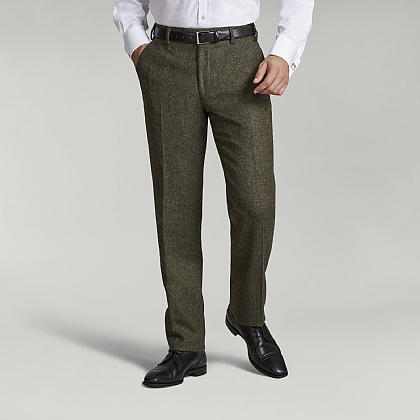 Green Donegal Trousers