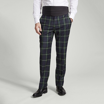 Gordon Tartan Unfinished Trousers