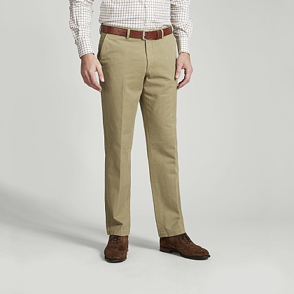Beige Cotton Chino