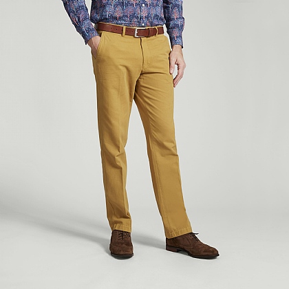 Mustard Cotton Chino