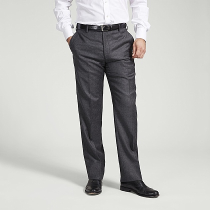 Charcoal Lightweight Flannel Trouser