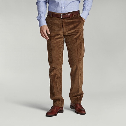 Tan Brown English Cord Trouser