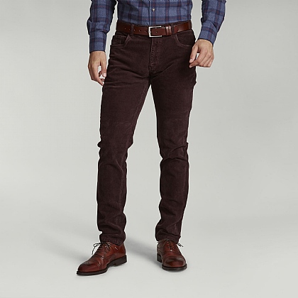 Burgundy Cord Jean