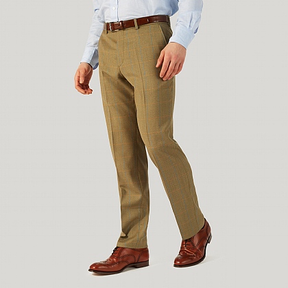 Green and Sky Urban Tweed Trouser
